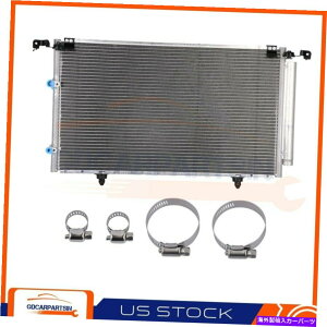 Radiator 2002N2003ÑNTXES300 ACRfT[4PCSICz[XNvAC3113 For 2002-2003 Lexus ES300 AC Condenser With 4pcs Oil Hose Clamps AC3113