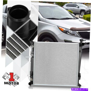 Radiator 13324��11-16 Sportage 2.0T�̃A���~�j�E���R�A�G���W����p���W�G�[�^�[OE�X�^�C�� Aluminum Core Engine Cooling Radiator OE Style for 11-16 Sportage 2.0T AT 13324�y���s�A���i�z