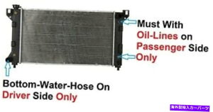 Radiator ���W�G�[�^�[1862�t�B�b�g96-00�_�b�W�O�����h�L�����o���{�g���E�H�[�^�[�z�Z�I���h���C�o�[�T�C�h�̂� RADIATOR 1862 Fit 96-00 DODGE GRAND CARAVAN Bottom-Water-HoseOn-Driver-Side ONLY�y���s�A���i�z