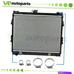 Radiator �g���^4PCS�I�C���z�[�X�N�����v�t���g���^�g���^�s�b�N�A�b�v�̃A���~�j�E�����W�G�[�^�[ Aluminum Radiator For Toyota 4Runner Toyota Pickup with 4pcs Oil Hose Clamps�y���s�A���i�z