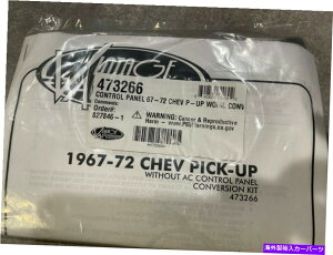 Radiator 67-72 Chevy C10 GMC���B���e�[�W�G�A�R���g���[���p�l���ϊ�W/O AC 473266 C15 C20 67-72 Chevy C10 GMC Vintage Air Control Panel Conversion W/O AC 473266 C15 C20�y���s�A���i�z