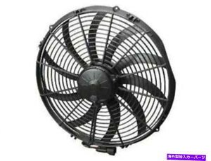 "Radiator SPAL 16 ""�X�g���[�g�u���[�h�}�̃v���t�@�C����p�t�@�� / 12V�v�[���[1604CFM 30101516 SPAL 16"" Straight Blade Medium Profile Cooling Fan / 12V Puller 1604CFM 30101516�y���s�A���i�z"