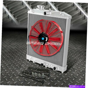Radiator 3��A���~�j�E�����W�G�[�^�[+1x 9 �t�@�����b�h92-00�z���_�V�r�b�NEG/del Sol/Integra 3-ROW ALUMINUM RADIATOR+1X 9 FAN RED FOR 92-00 HONDA CIVIC EG/DEL SOL/INTEGRA�y���s�A���i�z