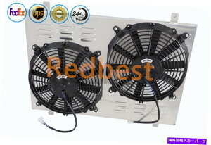 Radiator 3��ALU���W�G�[�^�[�V�����E�h+�t�@��1979-1993�t�H�[�h�}�X�^���O�t�H�b�N�X�{�f�B5.0L 2.3L AT/MT 3 Row Alu Radiator Shroud+Fan for 1979-1993 Ford Mustang Foxbody 5.0L 2.3L AT/MT�y���s�A���i�z