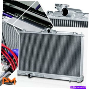 Radiator 03-06OHî߂2tA~jERA[VOWG[^[7/8/9 MT 2-Row Full Aluminum Core Racing Radiator for 03-06 Mitsubishi Evolution 7/8/9 MT