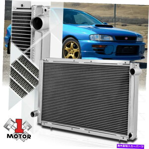 Radiator 92-00XoCvbT^[{XbṽA~jE2RAptH[}XWG[^[ Aluminum 2 Row Core Performance Radiator for 92-00 Subaru Impreza Turbo swap
