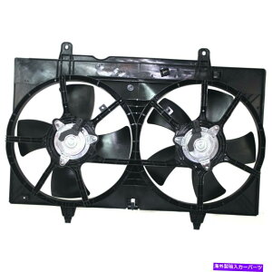 Radiator 04-09���Y�N�G�X�g�̃��W�G�[�^�[�f���A����p�t�@���A�Z���u�� Radiator Dual Cooling Fan Assembly for 04-09 Nissan Quest�y���s�A���i�z