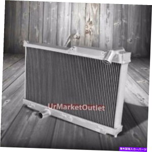 Radiator }c_̃fARAeʃ[XA~jEWG[^[93-95 RX7 1.3L R2 MT Dual Core High Capacity Race Aluminum Radiator For Mazda 93-95 RX7 1.3L R2 MT