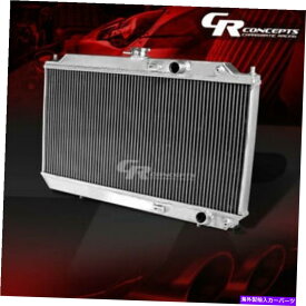 Radiator 1990年から1993年のAcura Integra Da DB DA5-DB2 MTのフルアルミニウムレーシング2列ラジエーター FULL ALUMINUM RACING 2-ROW RADIATOR FOR 1990-1993 ACURA INTEGRA DA DB DA5-DB2 MT