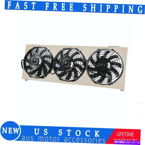 Radiator A~jEVEh+3x9''fanstBbg1991-2001WG[^[W[v`FL[XJR}`4.0l Aluminum Shroud+3x9''Fans Fits 1991-2001 Radiator Jeep Cherokee XJ Comanche 4.0L