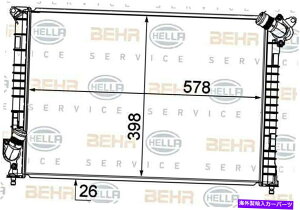 Radiator Behr�G���W����p���W�G�[�^�[�t�B�b�g�~�jR50 R53 R52 1475554 8MK376749-511 BEHR Engine Cooling Radiator Fits MINI R50 R53 R52 1475554 8MK376749-511�y���s�A���i�z
