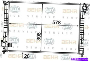 Radiator BehrGWpWG[^[tBbg~jR50 R53 R52 7570821 8MK376749-501 BEHR Engine Cooling Radiator Fits MINI R50 R53 R52 7570821 8MK376749-501