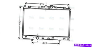 Radiator AVA�N�[�����g���W�G�[�^�[MT2169 MR431239 AVA Coolant Radiator MT2169 MR431239�y���s�A���i�z