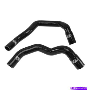 Radiator �W�[�v�`�F���L�[1987-1990�R�[���h�P�[�X�u���b�N�V���R�����W�G�[�^�[�z�[�X�L�b�g For Jeep Cherokee 1987-1990 Cold Case Black Silicone Radiator Hose Kit