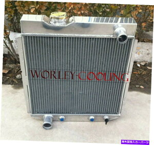 Radiator 3ROW����a���̃A���~�j�E�����W�G�[�^�[1961-1965 W/V8�ϊ�A/T 62 63 64 3ROW Aluminum Radiator For Mercury Comet 1961-1965 w/V8 conversion A/T 62 63 64�y���s�A���i�z