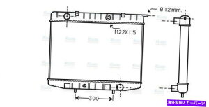 Radiator AVA�N�[�����g���W�G�[�^�[OL2337 6302020 91153279 AVA Coolant Radiator OL2337 6302020 91153279