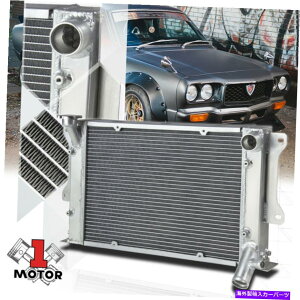 Radiator 72-78�}�c�_RX3�T�o���iS102/S124�̃A���~�j�E��3��R�A�p�t�H�[�}���X���W�G�[�^�[ Aluminum 3 Row Core Performance Radiator for 72-78 Mazda RX3 Savanna S102/S124�y���s�A���i�z