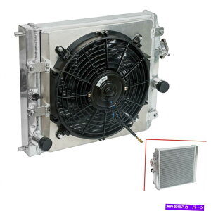 Radiator 94-00̏ꍇAEG/EH/EJ/EM/DC MT 2-ROWA~jERA[VOWG[^[12Vt@VEh For 94-00 EG/EH/EJ/EM/DC MT 2-Row Aluminum Core Racing Radiator & 12V Fan Shroud