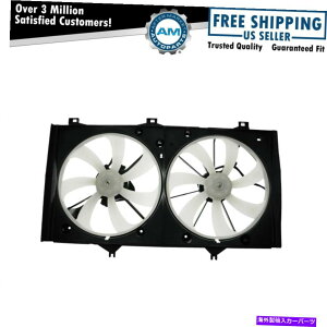 Radiator 07-09�g���^�J����2.4L�̃��W�G�[�^�[�f���A����p�t�@���A�Z���u�� Radiator Dual Cooling Fan Assembly for 07-09 Toyota Camry 2.4L�y���s�A���i�z