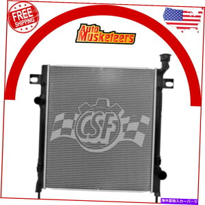 Radiator Radiator-1 RowvX`bN^NA~jERACSF 3425tBbg08-12W[voeB Radiator-1 Row Plastic Tank Aluminum Core CSF 3425 fits 08-12 Jeep Liberty