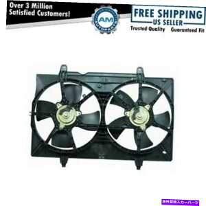 Radiator 04-09���Y�N�G�X�g�̃��W�G�[�^�[�f���A����p�t�@���A�Z���u�� Radiator Dual Cooling Fan Assembly for 04-09 Nissan Quest�y���s�A���i�z
