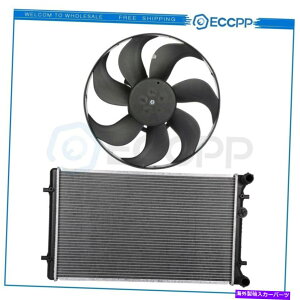 Radiator 1999N2004ÑWG[^[pt@LbgtHNX[QStWFb^2000-2004AEfBTT Radiator Cooling Fan Kit For 1999-2004 Volkswagen Golf Jetta 2000-2004 Audi TT