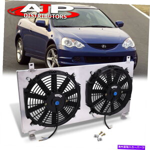 Radiator 12 "}jAA~jEWG[^[t@VEh2002-2006 ACURA RSX DC5 12" Manual Aluminum Radiator Fan Shroud For 2002-2006 Acura RSX DC5