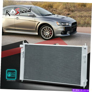 Radiator 08-15 MIT LANCER EVOLUTION 10 EVO X MT��2��R�A�A���~�j�E�����[�V���O���W�G�[�^�[ 2-Row Core Aluminum Racing Radiator for 08-15 Mit Lancer Evolution 10 EVO X MT�y���s�A���i�z