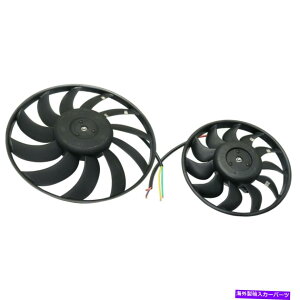 Radiator 2005�N����2011�N�̗�p�t�@���A�Z���u���A�E�f�BA6 Quattro�Z�b�g2�̍��E Cooling Fan Assembly For 2005-2011 Audi A6 Quattro Set of 2 Left and Right Side�y���s�A���i�z