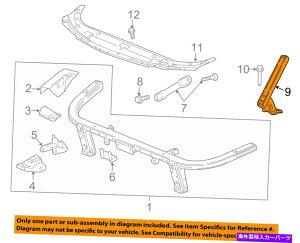 Radiator LfbNGM OEM 16-18 CT6WG[^[RAT|[g - NXo[E23285585 Cadillac GM OEM 16-18 CT6 Radiator Core Support-Cross Bar Right 23285585