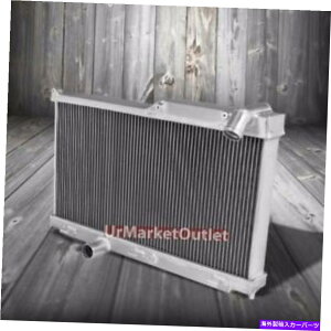 Radiator }c_̃fARAeʃ[XA~jEWG[^[93-95 RX7 1.3L R2 MT Dual Core High Capacity Race Aluminum Radiator For Mazda 93-95 RX7 1.3L R2 MT