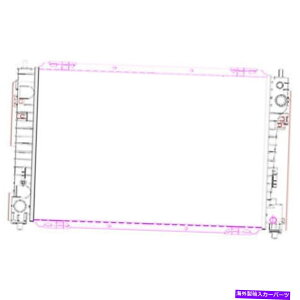 GWJo[ VWG[^[11 1/4C`Cbg1 1/2C`AEgbg8L8Z8005B New Radiator 1-Row 1 1/4 inch Inlet 1 1/2 inch Outlet 8L8Z8005B