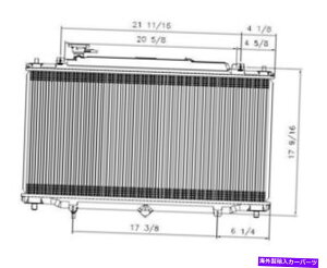 �G���W���J�o�[ 2014-2016 Mazda 6 2.5L 4�V�����_�[����/�}�j���A���g�����X�~�b�V�������W�G�[�^�[ For 2014-2016 Mazda 6 2.5L 4 Cylinder Automatic/Manual Transmission Radiator