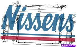 GWJo[ AEfBA4 B9̂߂Nissens Coolant Radiator 606463i2015jA4 2.0 TFSIȂ Nissens Coolant Radiator 606463 for AUDI A4 B9 (2015) A4 2.0 TFSI etc