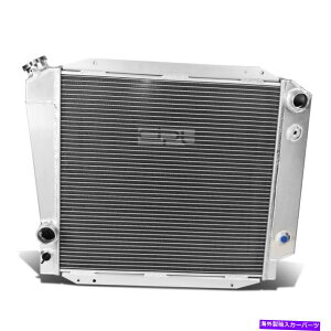 GWJo[ 66-77tH[huR2.8/3.3/4.7/4.9 I6/V8tA~jE3񃌁[VOWG[^[ For 66-77 Ford Bronco 2.8/3.3/4.7/4.9 I6/V8 Full Aluminum 3-Row Racing Radiator