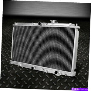 GWJo[ 97-01z_v[hBB6 2.2L}jA2A~jERA[VOWG[^[+Lbv 2-Row Aluminum Core Racing Radiator+Cap for 97-01 Honda Prelude BB6 2.2L Manual