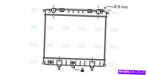 �G���W���J�o�[ AVA�N�[�����g���W�G�[�^�[AU2132 ESR2502 PCC106930 AVA Coolant Radiator AU2132 ESR2502 PCC106930