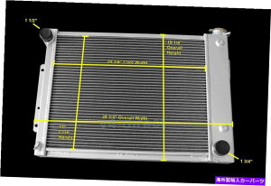 GWJo[ 67-69V{[J}/t@CAo[hptH[}XpWG[^[̃A~jE3RA Aluminum 3 Row Core for 67-69 Chevy Camaro/Firebird Performance Cooling Radiator