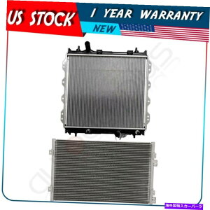 �G���W���J�o�[ 2001-2010�̃��W�G�[�^�[��AC�R���f���T�[�L�b�gChrysler PT Cruiser Radiator and AC Condenser Kit For 2001-2010 Chrysler PT Cruiser