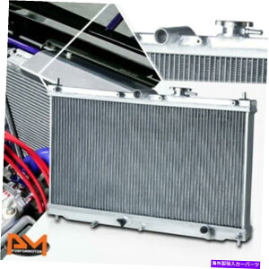 GWJo[ 90-93z_AR[h2tA~jERA[VOWG[^[/92-96v[hMT 2-Row Full Aluminum Core Racing Radiator for 90-93 Honda Accord/92-96 Prelude MT