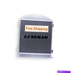 GWJo[ 1932ÑtH[h́AV{[350 V8GW3A~jEWG[^[w/chevy w/chevy w/chevy w/chippedzbgbh For 1932 Ford Chopped Hot Rod W/Chevy 350 V8 Engine 3-Rows Aluminum Radiator