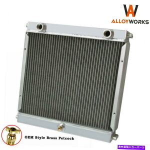 GWJo[ _upXhbOX^[[hX^[X^Ĉ߂3A~jEWG[^[ 3 Row Aluminum Radiator For Double Pass Dragster Roadster Style
