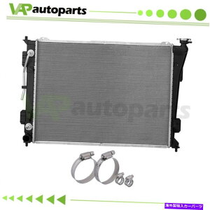 GWJo[ 4PCSICz[XNvq_CA[\i^LAJfUIveB}̃WG[^[ Radiator For Hyundai Azera Sonata Kia Cadenza Optima with 4pcs Oil Hose Clamps