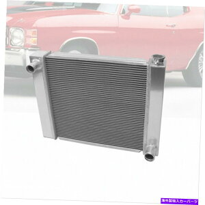 GWJo[ SBC/BBC Chevy 24 "x 19"A~jE[VOWG[^[2VOpXGM Fits SBC/BBC Chevy 24" x 19" Aluminum Racing Radiator 2 Row Single Pass GM