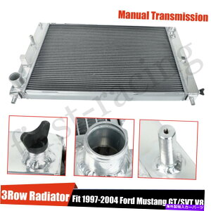 GWJo[ 1997N2004NFord Mustang GT/SVT V8 MT̃tA~jERA3ROWpWG[^[ Full Aluminum Core 3Row Cooling Radiator For 1997-2004 Ford Mustang GT/SVT V8 MT