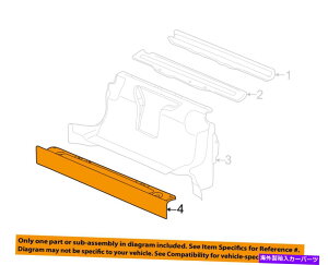 GWJo[ GM OEMWG[^[RAT|[gቺXvbVV[hftN^[22706966 GM OEM Radiator Core Support-Lower Splash Shield Deflector 22706966