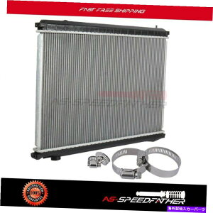 GWJo[ 94 95 96 97 1998g^T100̃A~jEWG[^[4z[XNṽZbg Aluminum Radiator For 94 95 96 97 1998 Toyota T100 With Set of 4 Hose Clamps