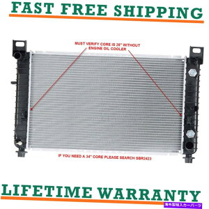 GWJo[ 99-11V{[1500^zGMC[Ri28 "RAjv8_CNgtBbg̃WG[^[ Radiator For 99-11 Chevy 1500 Tahoe GMC Yukon ( 28" Core) V8 Direct Fit