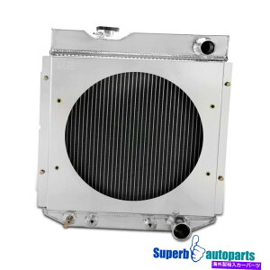 GWJo[ tBbg1964-1966tH[h}X^OVFr[A~jEWG[^[v8 3RAt@VEh Fits 1964-1966 Ford Mustang Shelby Aluminum Radiator V8 3 Core Fans Shroud