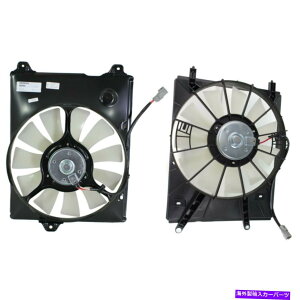 �G���W���J�o�[ 98-2003�̃��W�G�[�^�[��p�t�@���g���^�V�G�i�����E���Z�b�g2 Radiator Cooling Fan For 98-2003 Toyota Sienna Left & Right Side Set of 2�y���s�A���i�z